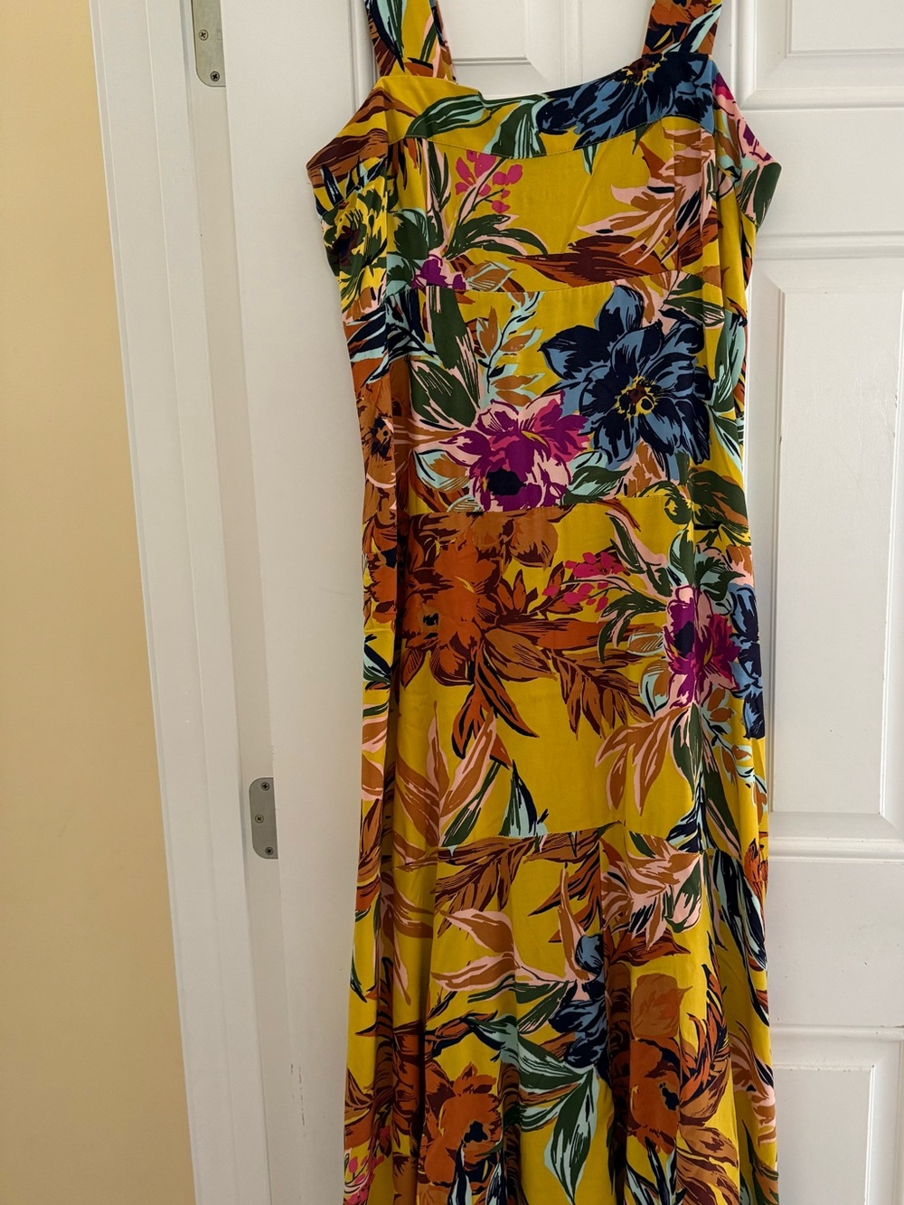 Vince Camuto Floral Midi Dress Size L - Picture 2 of 10
